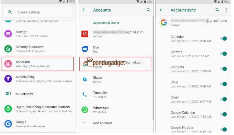 cara backup kontak hp