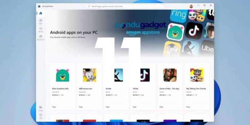 Aplikasi Android di Windows 11