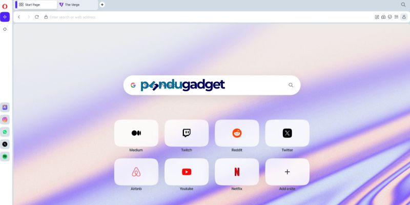 Browser Web Terbaik: Opera Mini
