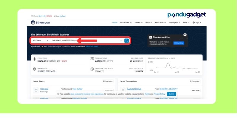 Cara-menggunakan-Etherscan