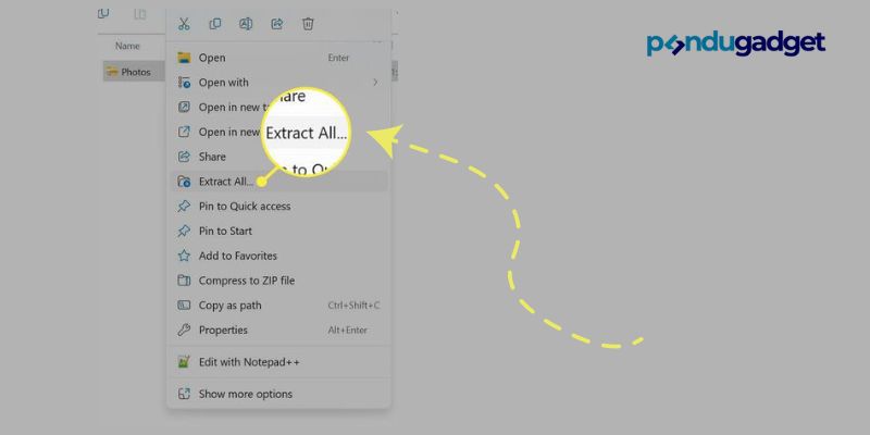 Extract a ZIP File