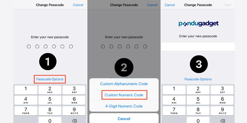 Membuat Password Numerik