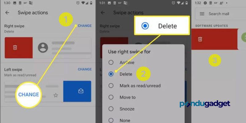 Menghapus Email Gmail di Android