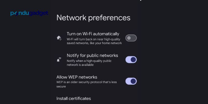 Privasi Jaringan Wi-Fi yang Lebih Baik