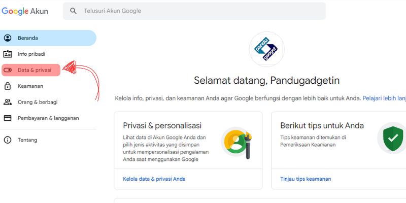 menghapus akun gmail