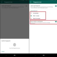 whatsapp fingerprint