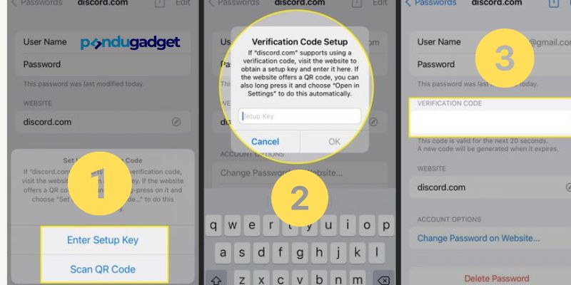 Mengaktifkan Authentication Dua Factor  iPhone