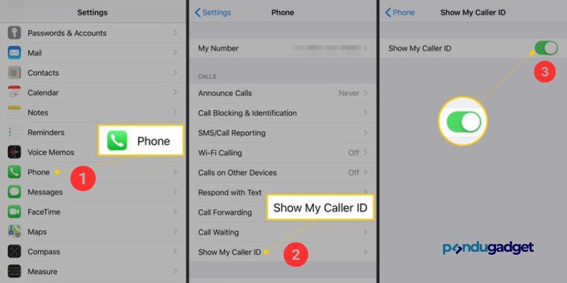 Menyembunyikan Nomor Telepon di Ponsel iPhone