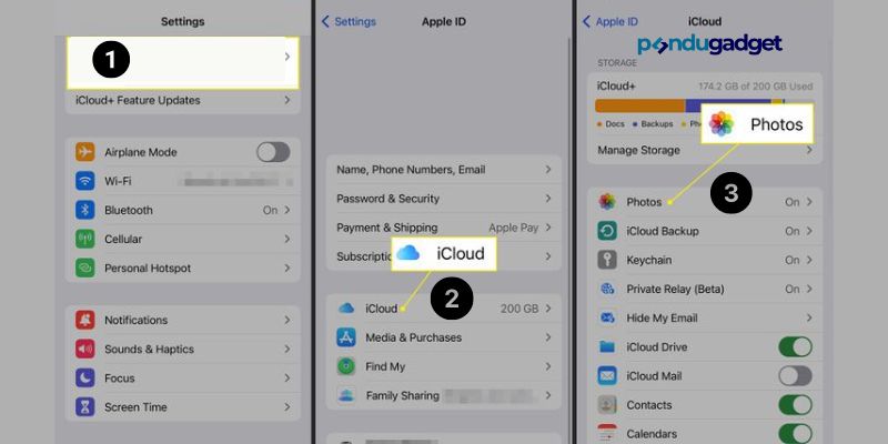 cara mematikan iCloud